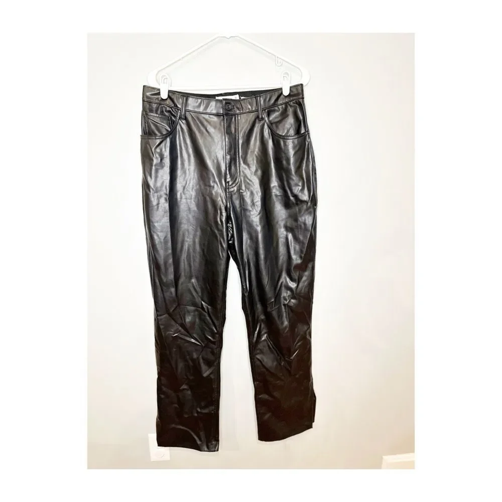 Abercrombie & Fitch Black Straight Leg Pants - Picture 3 of 5